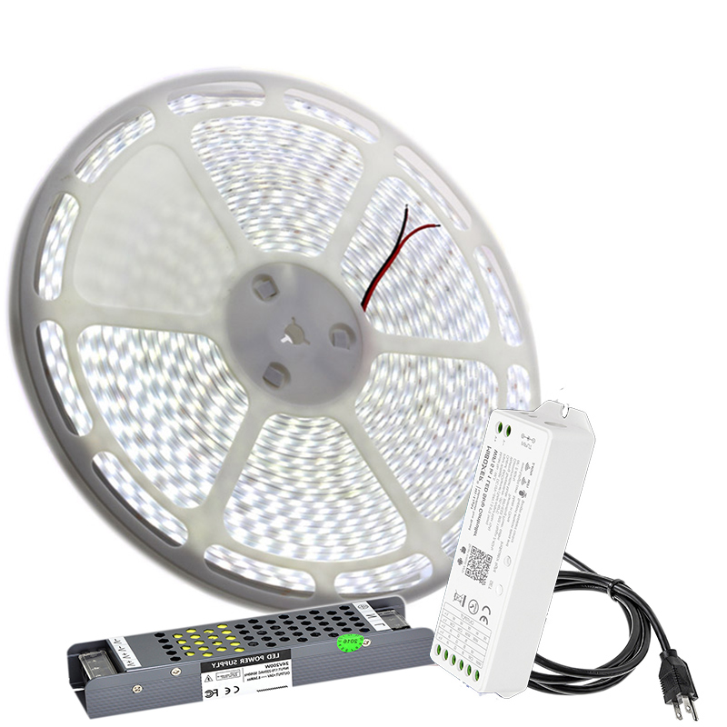 65.6ft Long LED Strip Color Changing Light Kit Smart Control 65.6ft Long LED Strip Color Changing Light Kit Smart Control